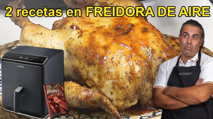 POLLO ASADO ENTERO Y COSTILLAS EN LA DUAL BLAZE DE COSORI