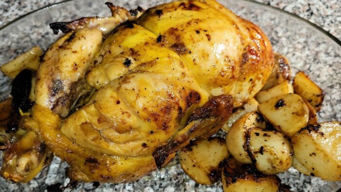 POLLO ROSTIZADO EN FREIDORA DE AIRE