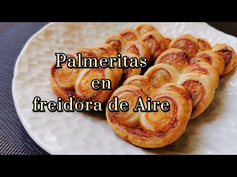 Palmeras de hojaldre en FREIDORA DE AIRE