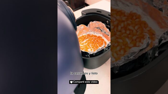 Palomitas en Freidora de aire  #telstar