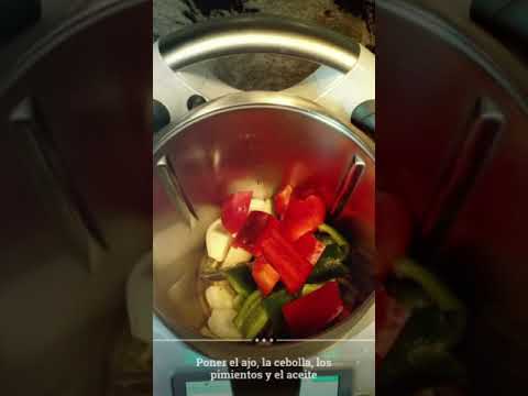 Patatas guisadas con costillas adobadas con Thermomix