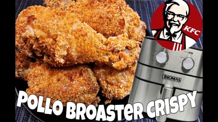Pollo Broaster 🍗 tipo kfc en freidora d aire/Air fryer/DanBar Presenta #airfryer #comidasaludable