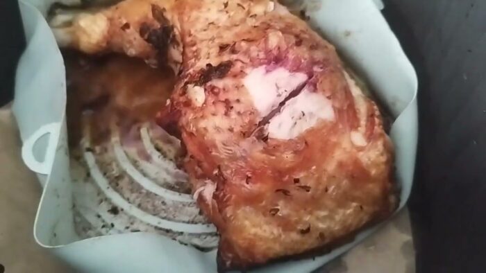 Pollo en freidora de aire.