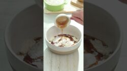Postre de durazno en freidora de aire #shorts