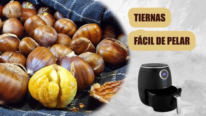 Prepara CASTAÑAS en la FREIDORA de AIRE – TRUCOS y CONSEJOS