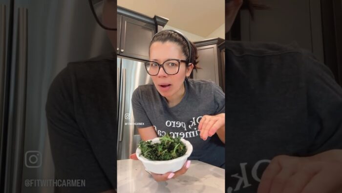 Prepara Chips de Kale en Freidora de Aire #airfryer #freidoradeaire
