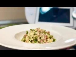 REVUELTO de ESPARRAGOS y BACON THERMOMIX