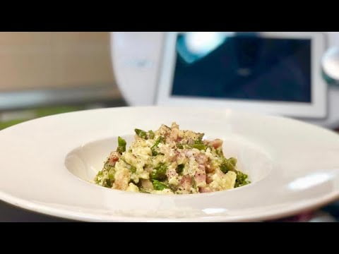 REVUELTO de ESPARRAGOS y BACON THERMOMIX