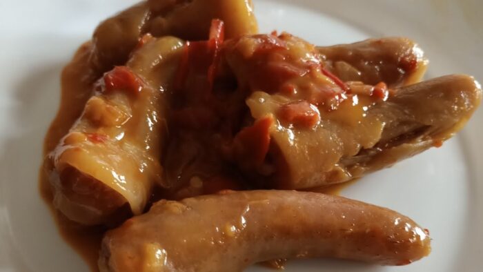 Rabos de cerdo 🐷 en salsa, fácil y rico con Thermomix