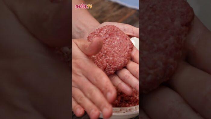 Receta de Hamburguesa en Freidora de Aire 🍔🤤 Cómo hacer hamburguesa en #AirFryer