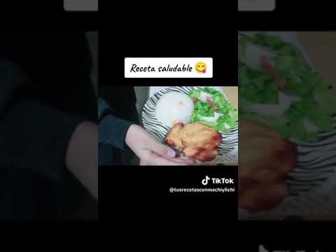 Receta de «Pollo hecho a la freidora de aire con ensalada»  RECETA PERUANA😋