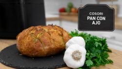 Receta pan de ajo en freidora de aire Cosori