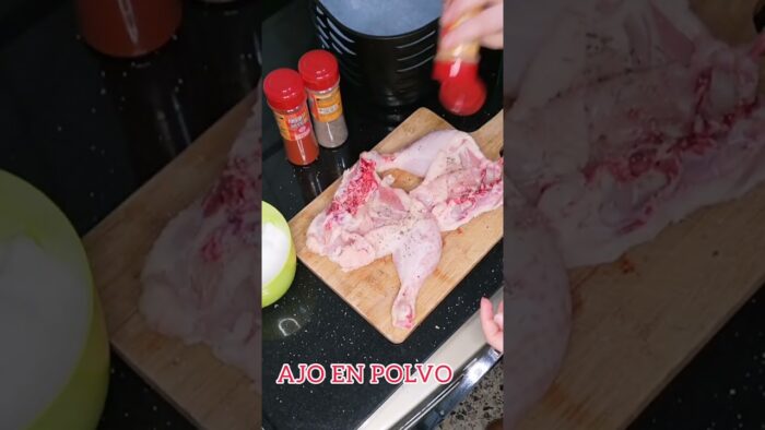 Rico pollo en freidora de aire🍗