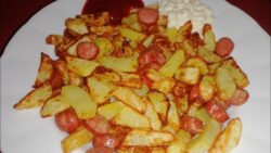 SALCHIPAPAS rapidas, faciles y sobretodo sin manchar, en freidora de aire TRISTAR