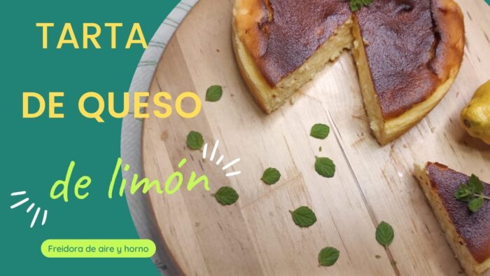 ✅ TARTA DE QUESO de limón 🍋🍋 FREIDORA DE AIRE y horno | Nueva freidora de aire COSORI DUAL BLAZE