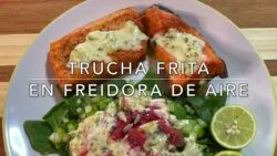 TRUCHA FRITA EN LA FREIDORA DE AIRE!!! RECETA FÁCIL, RÁPIDA Y SALUDABLE.