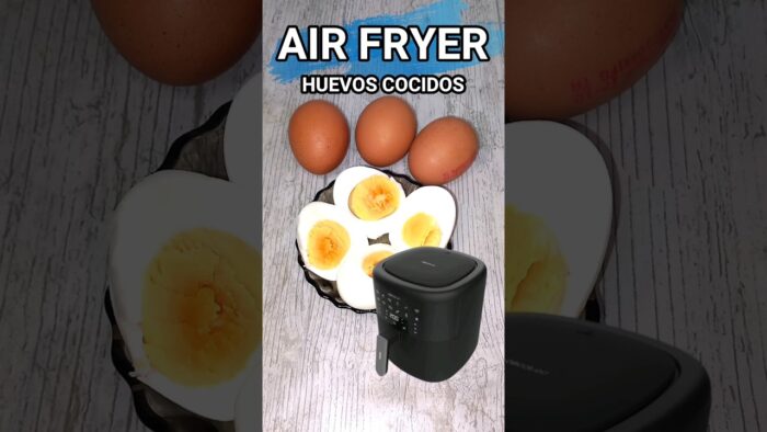 TRUCO Rápido: Cocer HUEVOS en la FREIDORA DE AIRE #freidoradeaire #shorts