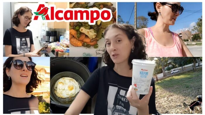 VLOG 🛒 COMPRA ALCAMPO 👩🍳 HUEVO FRITO EN LA AIRFRYER