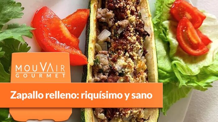 Zapallos rellenos en freidora de aire por @La.Saludable | Mouvair Gourmet