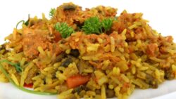 Arroz cremoso en salsa de ñoras