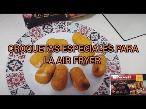croquetas especiales para la Air fryer (freidora de aire)