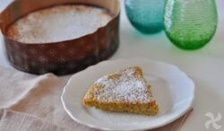 Pastel sin gluten de arroz con leche