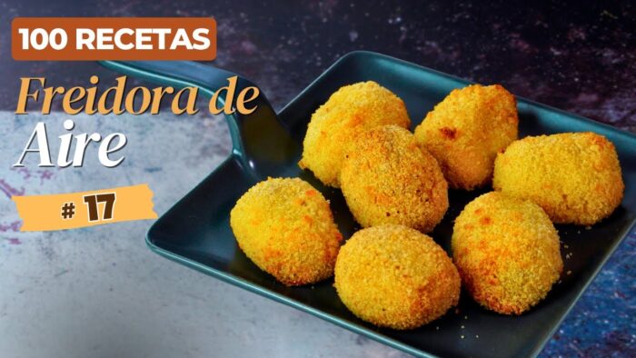 🌟 ¡CROQUETAS PERFECTAS en Freidora de Aire! CRUJIENTES y CREMOSAS 🤤  100 Recetas en Airfyer
