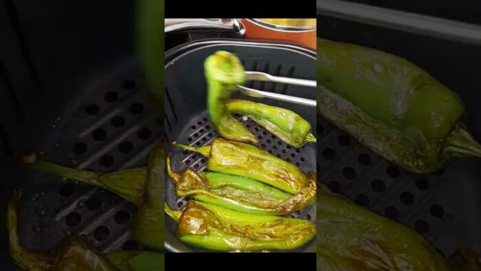 ¡Freimos los Pimientos en una Freidora de Aire… ¡Y Esto Pasó! #airfryer #viralshort