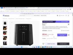 🍳 ¡Oferta Miravia! Solac Freidora de Aire Léviter 7L barato 47€ ¡60 DTO! Opinión | Descuento 🍳
