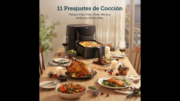 COSORI Freidora de Aire 5,5 L, Air Fryer con 100 Recetas en Español https://amzn.to/3R5BD4A