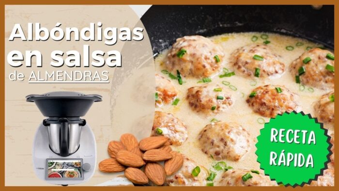 ALBÓNDIGAS en SALSA DE ALMENDRAS 🧆​​ con THERMOMIX ✅​ | Así se hacen las albóndigas MÁS JUGOSAS 🤩​