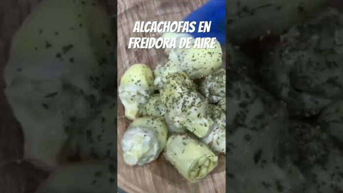 ALCACHOFAS EN FREIDORA DE AIRE 🤤 ¡SUPER FÁCIL!
