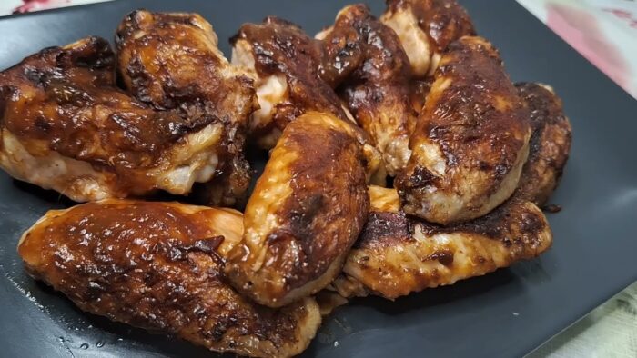 ALITAS PICANTES BBQ en FREIDORA DE AIRE!! Están para chuparse los dedos 🍗🤤