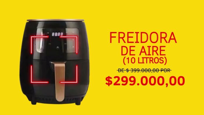 APROVECHE LA PROMOCIÓN FREIDORA 10 LITROS