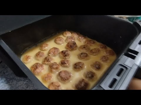 Albóndigas en freidora de aire