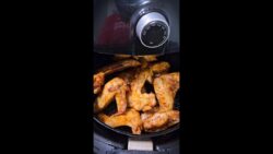 Alitas BBQ en freidora de aire