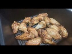 Alitas de pollo adobadas en freidora de aire