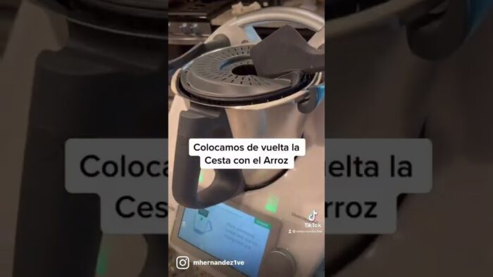 Así cocinamos el Arroz al Vapor con THERMOMIX / Steam Rice with THERMOMIX