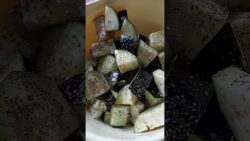 Berenjenas en freidora de aire. #airfryer#berenjenas