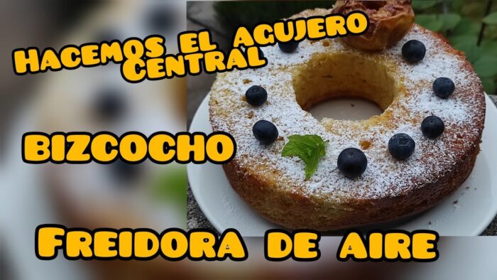 ✅ Bizcocho en FREIDORA DE AIRE y en horno. TRUCO para que no se quede CRUDO 💪| Postres en AIRFRYER