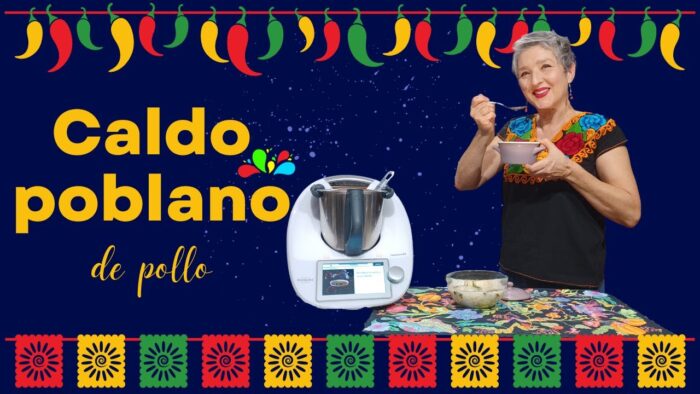 🍗🌽 CALDO POBLANO | CALDO DE POLLO 🍗🌽 con Thermomix® #TM6 #TM5 #TM31