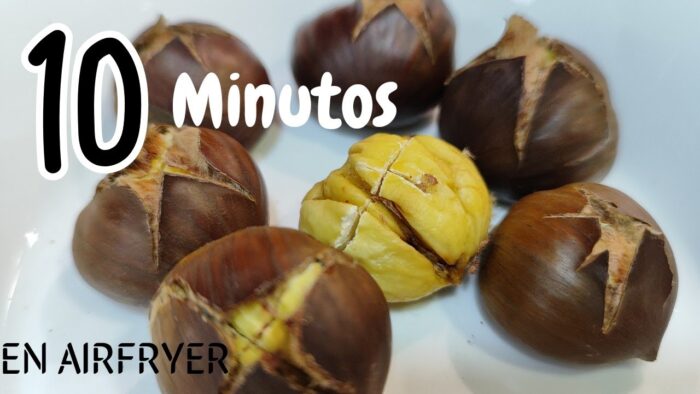 CASTAÑAS 🌰🌰 EN FREIDORA DE AIRE|| ❗Trucos para que queden PERFECTAS❗