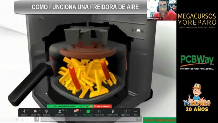 CLASE 1 – REPARAR  FREIDORAS DE AIRE O AIR FRYER