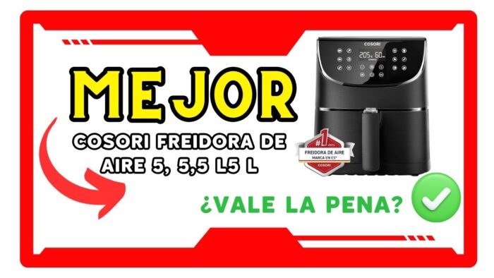 🍟✨ COSORI Air Fryer 5.5L – ¡Cocina Saludable y Deliciosa en Casa! 🥩🥦👨‍🍳