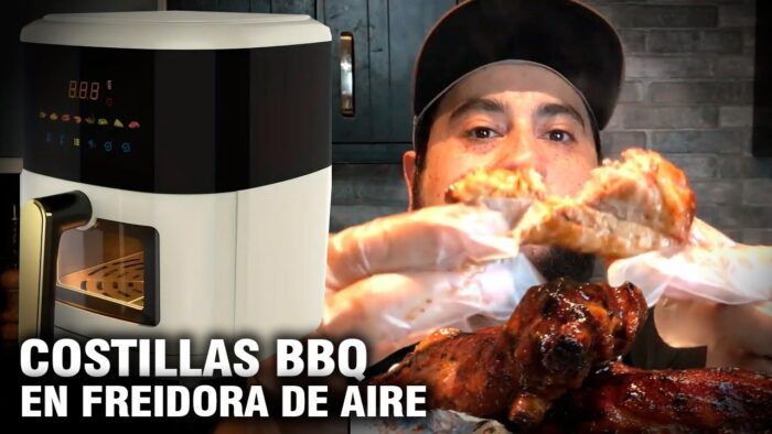 COSTILLAS BBQ EN FREIDORA DE AIRE