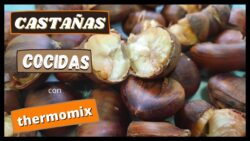 Castañas cocidas en thermomix