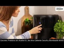 Cecotec Freidora sin Aceite 6 L de Aire Caliente Cecofry Bombastik 6000