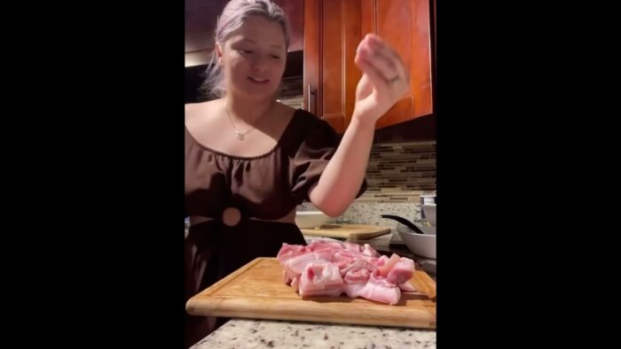 Chicharrones en la freidora de airé, vean cómo quedaron …