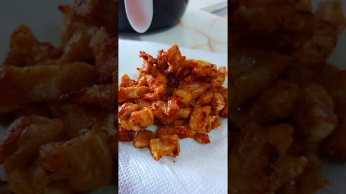Chicharrones sin una gota de aceite/ Chicharrones en Freidora de aire