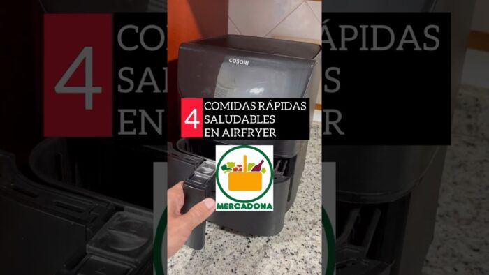 Comidas RÁPIDAS SALUDABLES en Freidora de aire 💯 #airfryer #comidasaludable